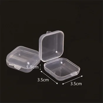 10 Transparent plastic container mini square makeup bead organizer storage box for Pill Fish hook Earplug jewerly cosmetics case
10 Transparent plastic container mini square makeup bead organizer storage box for Pill Fish hook Earplug jewerly cosmetics case