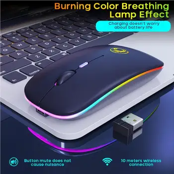 9 Types Wireless Mouse Bluetooth RGB Rechargeable Mouse Wireless Computer Silent Mause LED Backlit Gaming Mouse For Laptop PC
9 Types Wireless Mouse Bluetooth RGB Rechargeable Mouse Wireless Computer Silent Mause LED Backlit Gaming Mouse For Laptop PC