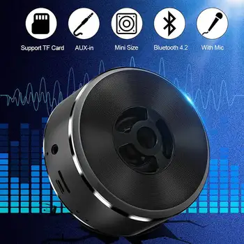 New Mini Speaker bluetooth Portable A5 Wireless Loudspeaker FM Radio TF Card Aux-in Stereo Bass Speakers with Mic Car Outdoor
New Mini Speaker bluetooth Portable A5 Wireless Loudspeaker FM Radio TF Card Aux-in Stereo Bass Speakers with Mic Car Outdoor