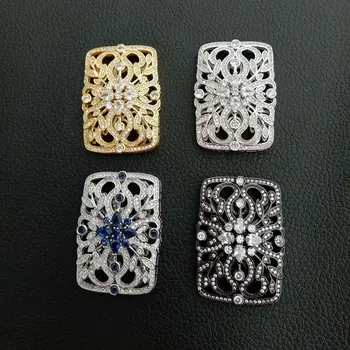 1pc 30x45mm golden plated Cz micro Rectangle connector DIY Jewelry Findings 
1pc 30x45mm golden plated Cz micro Rectangle connector DIY Jewelry Findings