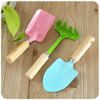 3Pcs Set Iron + Wood Garden Handle Shovel Tools Kids Color Mini Gardening Tools
3Pcs Set Iron + Wood Garden Handle Shovel Tools Kids Color Mini Gardening Tools