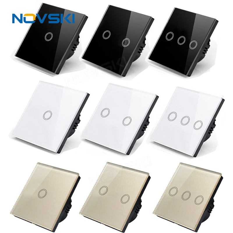 EU standard light switch touch panel, capacitive touch sensor, 1/2/3 gang 220V LED backlight, up to 50% off, 2020 new arrival
EU standard light switch touch panel, capacitive touch sensor, 1/2/3 gang 220V LED backlight, up to 50% off, 2020 new arrival