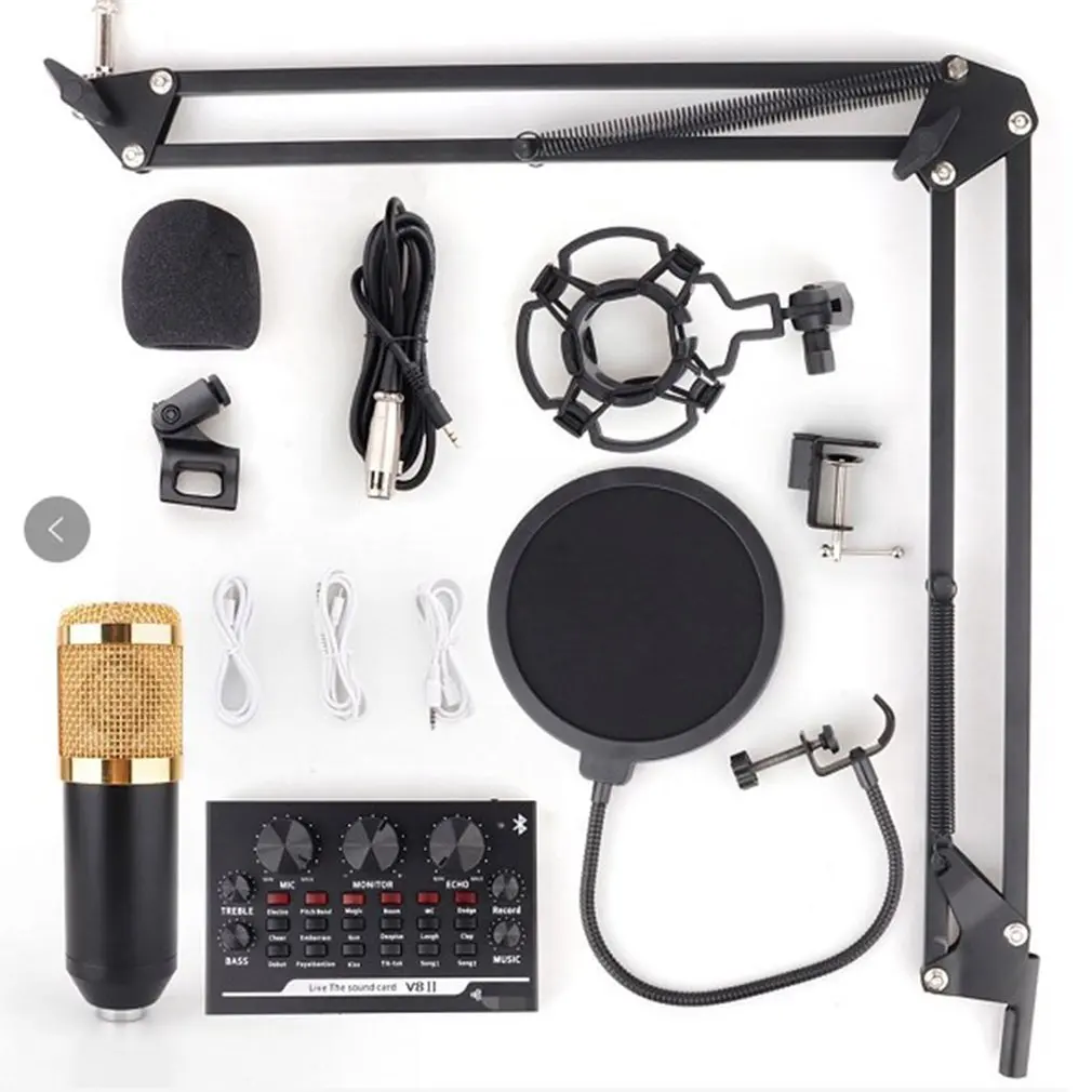 BM 800 Karaoke Condenser Microphone Professional Cardioid Studio BM-800 Microfone Sound Recording broadcasting Singing Mic
BM 800 Karaoke Condenser Microphone Professional Cardioid Studio BM-800 Microfone Sound Recording broadcasting Singing Mic