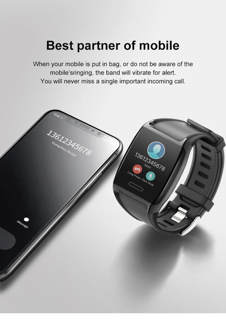 2019 V2 Smart Bracelet IP67 Waterproof Pedometer Fitness Tracker Heart Rate Blood Pressure Watch Band Activity Tracker Wristband (11)