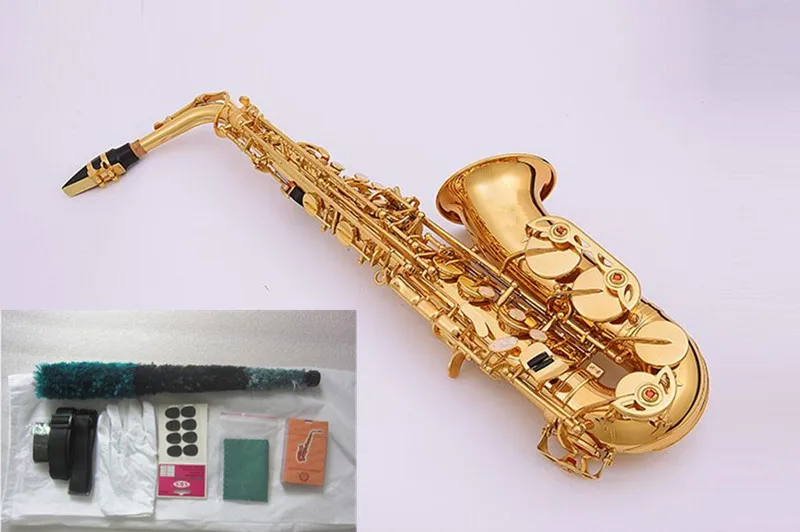 High quality Saxophone New Golden Alto Saxophone Contract Super Sounding Musical Instruments and case
High quality Saxophone New Golden Alto Saxophone Contract Super Sounding Musical Instruments and case