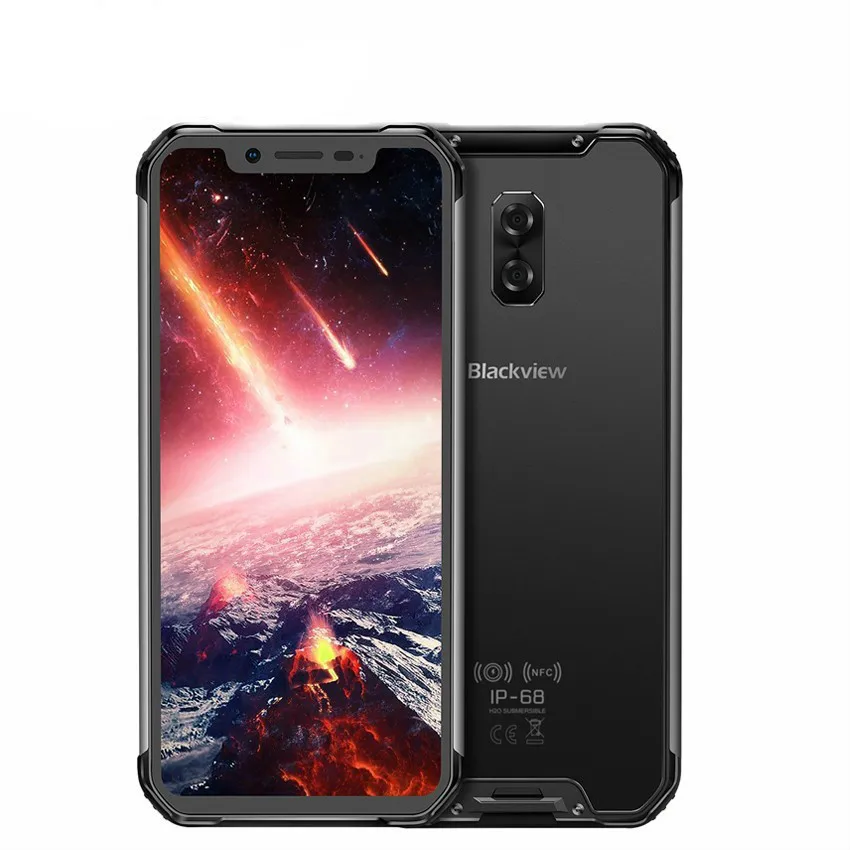 Blackview BV9600 Pro IP68 shockproof Waterproof Mobile Phone Android 8.1 6GB+128GB Helio P60 Octa Core 5580mAh NFC 4G Smartphone
Blackview BV9600 Pro IP68 shockproof Waterproof Mobile Phone Android 8.1 6GB+128GB Helio P60 Octa Core 5580mAh NFC 4G Smartphone