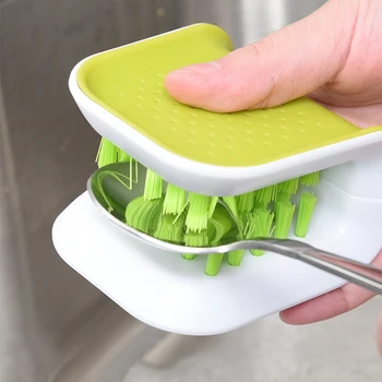 KAKURI Chopsticks cleaning utensils double sides knife and fork cleaning brush U-shaped knife cleaning hand brush Kitchen tool 
KAKURI Chopsticks cleaning utensils double sides knife and fork cleaning brush U-shaped knife cleaning hand brush Kitchen tool