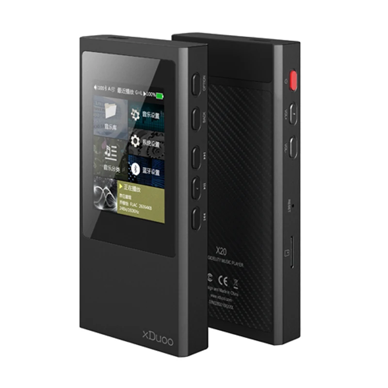 XDuoo X20 Portable Lossless Native DSD256 PCM384kHz/32bit ES9018K2M DAC Professional HiFi Bluetooth Mp3 Player DAP Support AptX
XDuoo X20 Portable Lossless Native DSD256 PCM384kHz/32bit ES9018K2M DAC Professional HiFi Bluetooth Mp3 Player DAP Support AptX