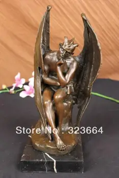 Lucifer Fallen Angel Satan Crucifix Cross Bronze Marble Statue Holwick Art
Lucifer Fallen Angel Satan Crucifix Cross Bronze Marble Statue Holwick Art