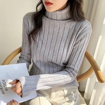 2019 Limited Poncho Version Pullover Stripe High Neck Sweater Female Student Sleeve Knitting Bottoming Thickening Versatile
2019 Limited Poncho Version Pullover Stripe High Neck Sweater Female Student Sleeve Knitting Bottoming Thickening Versatile