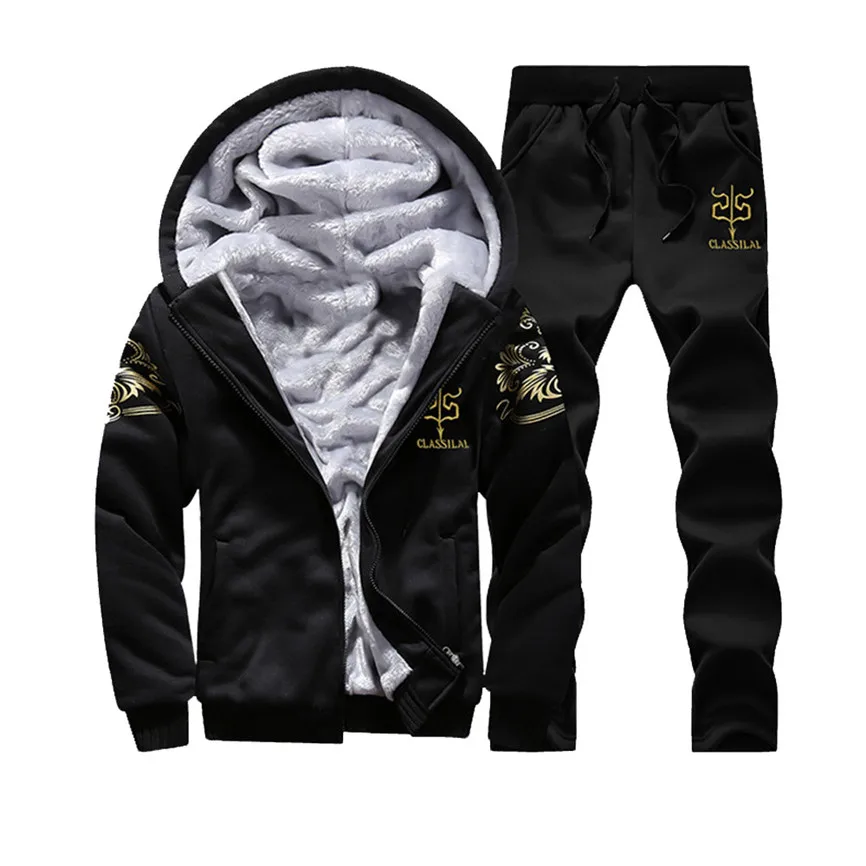 Man Jacket Outdoor Mens Hoodie Winter Warm Fleece Zipper Sweater Jacket Outwear Coat Pants Sets Men's Jacket Hooded Sportswear
Man Jacket Outdoor Mens Hoodie Winter Warm Fleece Zipper Sweater Jacket Outwear Coat Pants Sets Men's Jacket Hooded Sportswear
