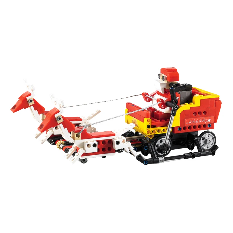 Legoing Technic Set 2iN1 Santa Claus And Christmas Sleigh Compatible Sound and Light Induction DIY Building Blocks Children Toys
Legoing Technic Set 2iN1 Santa Claus And Christmas Sleigh Compatible Sound and Light Induction DIY Building Blocks Children Toys