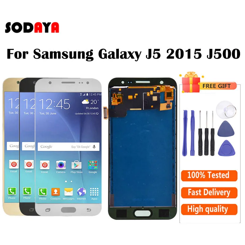 Для Samsung Galaxy J5 2015 дисплей J500 LCD J500F J500G J500M J500H телефон ЖК-дисплей сенсорный экран