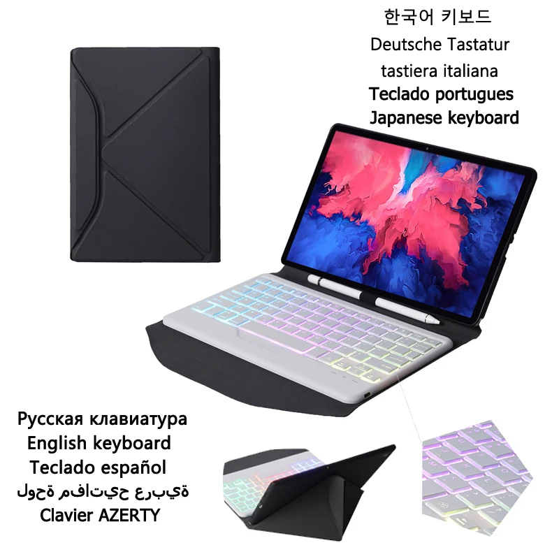 Cover for Lenovo Tab M10 FHD Plus 10.3'' TB-X606F/X Keyboard Case for Lenovo Tab M10 Plus 10.3'' Backlit Keyboard Funda Cover
Cover for Lenovo Tab M10 FHD Plus 10.3'' TB-X606F/X Keyboard Case for Lenovo Tab M10 Plus 10.3'' Backlit Keyboard Funda Cover