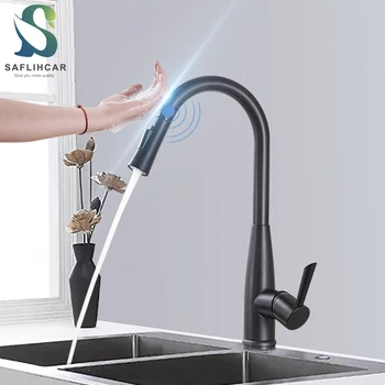 Black Smart Touch Kitchen Faucet Mixer Tap Inductive Touch Control Faucet Hot and Cold Water Kitchen Vanity Sink Faucet
Black Smart Touch Kitchen Faucet Mixer Tap Inductive Touch Control Faucet Hot and Cold Water Kitchen Vanity Sink Faucet
