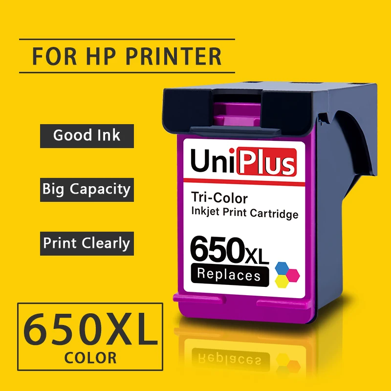 UniPlus Colorful Ink Cartridge 650XL Replacement for HP Printer hp650 for HP 650 XL 3545 3546 3548 4510 4515 4516 4518 4645
UniPlus Colorful Ink Cartridge 650XL Replacement for HP Printer hp650 for HP 650 XL 3545 3546 3548 4510 4515 4516 4518 4645