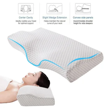 Orthopedic neck pillow Memory Foam neck protection For Sleep contour Cervical Pillow Orthopedic Memory Foam Pillow for Neck Pain
Orthopedic neck pillow Memory Foam neck protection For Sleep contour Cervical Pillow Orthopedic Memory Foam Pillow for Neck Pain