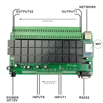 Kincony WiFi Smart Living Home Automation Module Controller 32+6CH 250V10A Relay Board Switch Web Server APP Remote Control
Kincony WiFi Smart Living Home Automation Module Controller 32+6CH 250V10A Relay Board Switch Web Server APP Remote Control