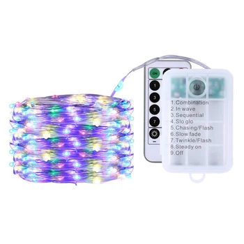 String Lights AA Battery Remote Control String Light Garland Christmas Lights Luminaria Outdoor Festival Party Decoration
String Lights AA Battery Remote Control String Light Garland Christmas Lights Luminaria Outdoor Festival Party Decoration