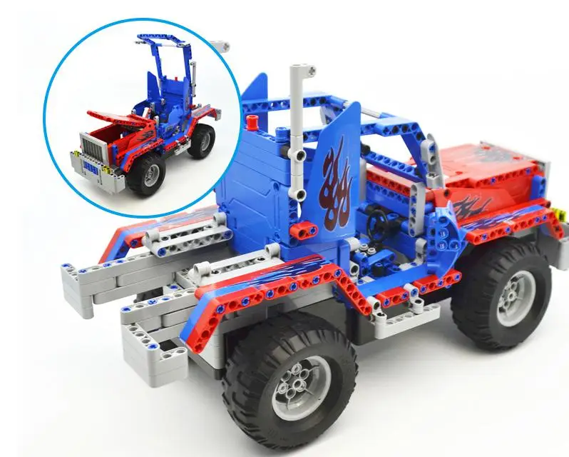 531PCS RC Truck Optimus Prime MOC Building Blocks Technic Remote Control Off-Road Trucks Bricks Boys 1706923
531PCS RC Truck Optimus Prime MOC Building Blocks Technic Remote Control Off-Road Trucks Bricks Boys 1706923