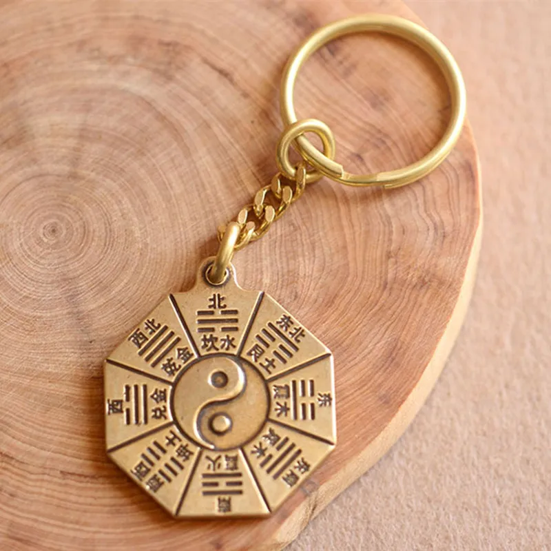 Wallet Pure Copper Accessories Originality Eight Diagrams Pendant Key Buckle Copper Metal Pendant Brass Small Pendants Gi
Wallet Pure Copper Accessories Originality Eight Diagrams Pendant Key Buckle Copper Metal Pendant Brass Small Pendants Gi
