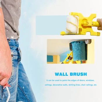 Useful Paint Edging Tool Clean-Cut Paint Edger Roller Brush for Wall Ceiling Painting Multi-function Roller Paint Brush
Useful Paint Edging Tool Clean-Cut Paint Edger Roller Brush for Wall Ceiling Painting Multi-function Roller Paint Brush