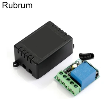 Rubrum 433 MHz DC 12V 1CH RF Relay Module Universal Wireless Remote Control Switch Smart Home Controller Receiver For Gate Door
Rubrum 433 MHz DC 12V 1CH RF Relay Module Universal Wireless Remote Control Switch Smart Home Controller Receiver For Gate Door