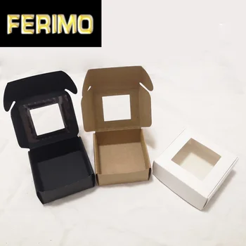 10pcs/lot Small Kraft paper packaging box with window,cardboard handmade soap box,mini personalized craft paper jewelry gift box
10pcs/lot Small Kraft paper packaging box with window,cardboard handmade soap box,mini personalized craft paper jewelry gift box