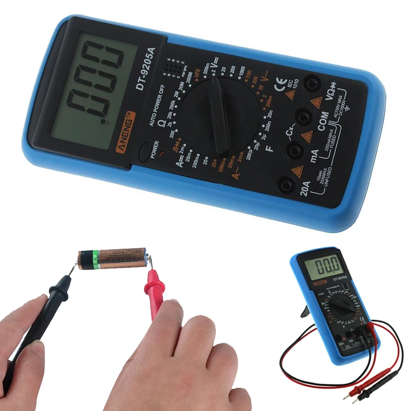 Tester Meter Digital Multimeter Volt Amp Tool Ammeter High Precision Premium Quality LCD DC/AC Voltmeter Electrical Instruments
Tester Meter Digital Multimeter Volt Amp Tool Ammeter High Precision Premium Quality LCD DC/AC Voltmeter Electrical Instruments