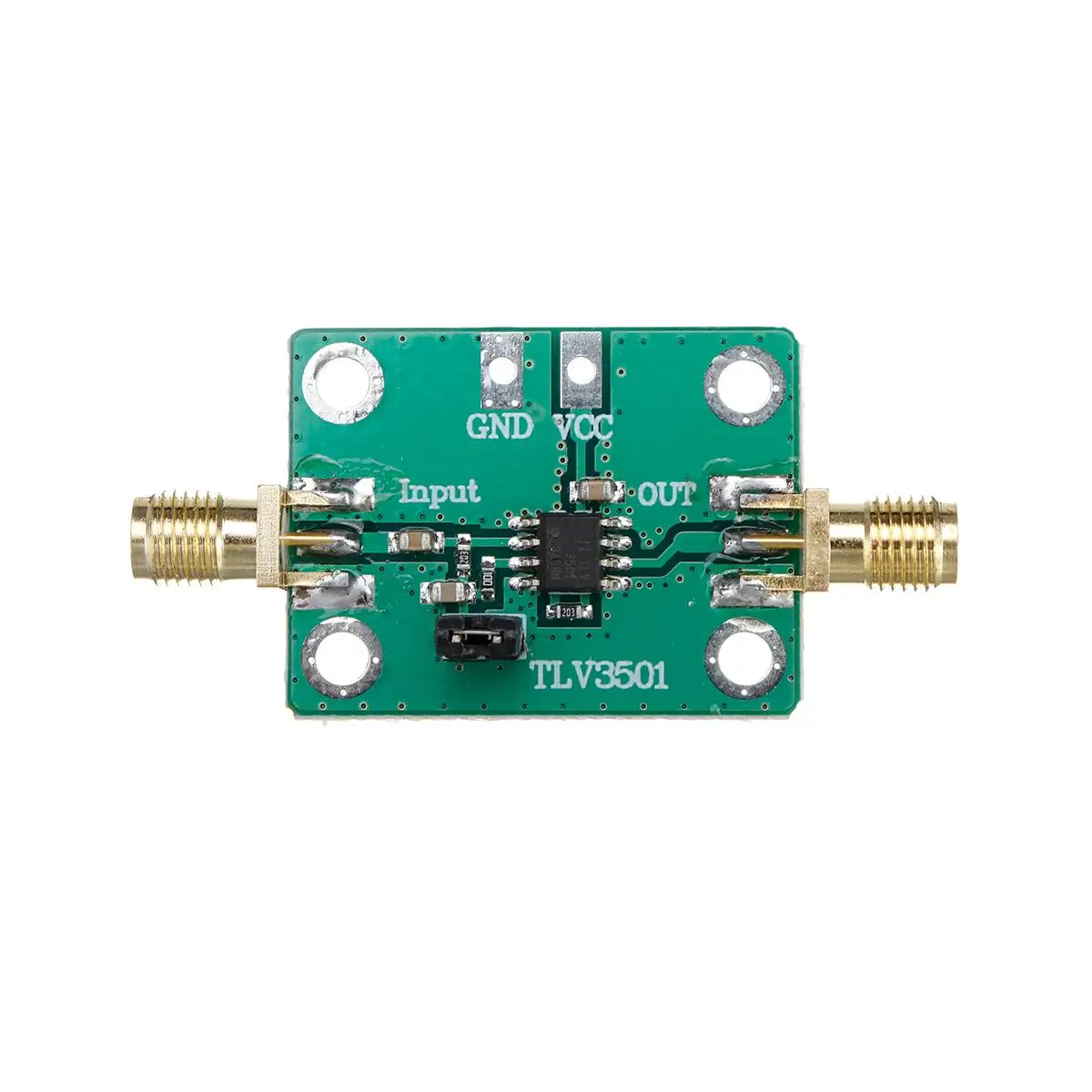 TLV3501 High-speed Waveform Comparator Frequency Meter Tester Front-end Shaping Module Sine wave to square wave single-channel
TLV3501 High-speed Waveform Comparator Frequency Meter Tester Front-end Shaping Module Sine wave to square wave single-channel