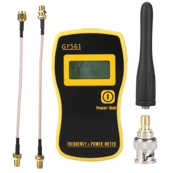 GY561 Frequency Counter Meter Practical Two Way Radio 1MHz 2400MHz Power Measure Detector Mini Handheld With Antenna LCD Tester