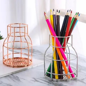 Bottle Shape Metal Pen Makeup Brushes Holder Storage Box Container Organizer Innovative design, unique durable pens stationery.
Bottle Shape Metal Pen Makeup Brushes Holder Storage Box Container Organizer Innovative design, unique durable pens stationery.