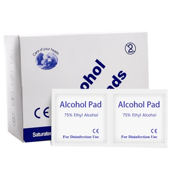 200 / Batch Alcohol Disinfection Cotton Swab Pad Wipes for Disinfecting Skin Cleaning Care Jewelry Mobile Phone Cleaning 
200 / Batch Alcohol Disinfection Cotton Swab Pad Wipes for Disinfecting Skin Cleaning Care Jewelry Mobile Phone Cleaning