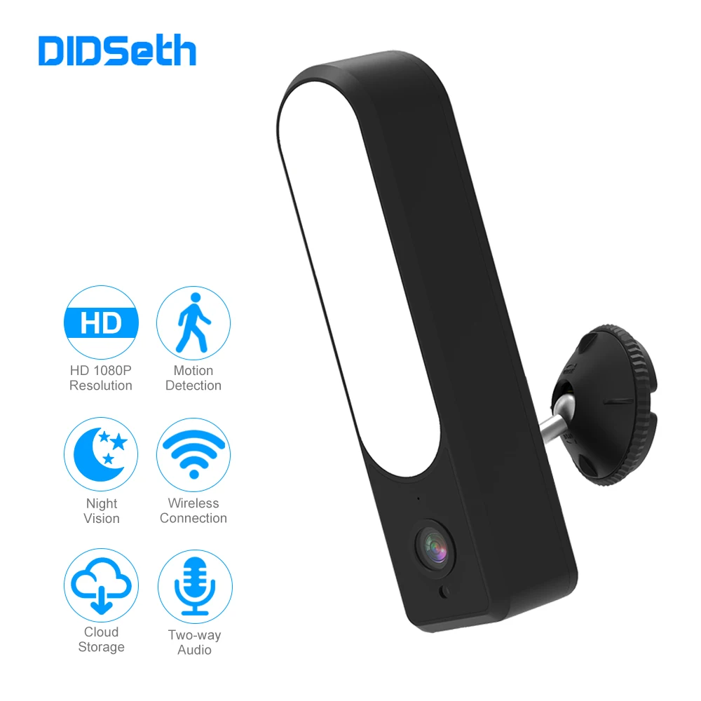 DIDSeth Floodlight IP Camera HD 1080P Waterproof Outdoor LED Lamp IP Camera P2P WiFi Security Camera CCTV Surveillance Camera
DIDSeth Floodlight IP Camera HD 1080P Waterproof Outdoor LED Lamp IP Camera P2P WiFi Security Camera CCTV Surveillance Camera