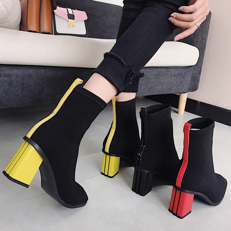 Bootee Woman 2019 Women's Ankle Boots Zipper Booties Ladies Autumn Shoes Luxury Designer Clogs Platform Chunky Heel Low Rock
Bootee Woman 2019 Women's Ankle Boots Zipper Booties Ladies Autumn Shoes Luxury Designer Clogs Platform Chunky Heel Low Rock