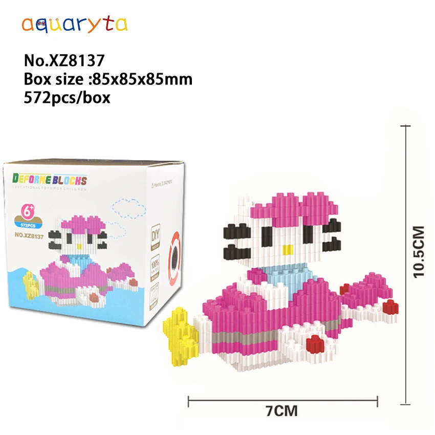 Aquaryta 572pcs/Bag DIY Diamond Micro Building Block Set Large Classic Cartoon Game Character Educational Toy Gift for Children
Aquaryta 572pcs/Bag DIY Diamond Micro Building Block Set Large Classic Cartoon Game Character Educational Toy Gift for Children
