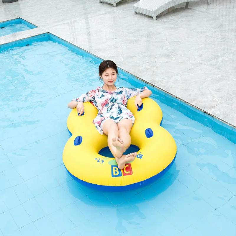 Thick Eight Shape with handles parent-child swim ring Inflatable PVC Pool Float Swimming Party Circle for Children Beach Toys
Thick Eight Shape with handles parent-child swim ring Inflatable PVC Pool Float Swimming Party Circle for Children Beach Toys