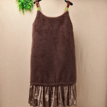 Top mujer femme elegant fashion loose winter mink cashmere pleuche joint long Camisole vest sweater coat winter free shipping
Top mujer femme elegant fashion loose winter mink cashmere pleuche joint long Camisole vest sweater coat winter free shipping