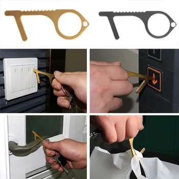 No Touch Door Opener Tool Keychain Contactless Door Opener Keychain-Isolation Key Touchless Antimicrobial Tool Door Opener Hook
No Touch Door Opener Tool Keychain Contactless Door Opener Keychain-Isolation Key Touchless Antimicrobial Tool Door Opener Hook