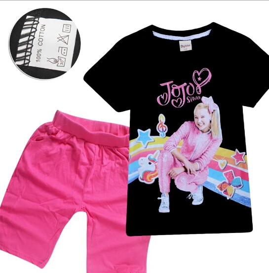 Children Clothing Baby Girls T shirts + Cotton pants JOJO SIWA sets fashion sport suit for school student Girl tracksuit chothes
Children Clothing Baby Girls T shirts + Cotton pants JOJO SIWA sets fashion sport suit for school student Girl tracksuit chothes