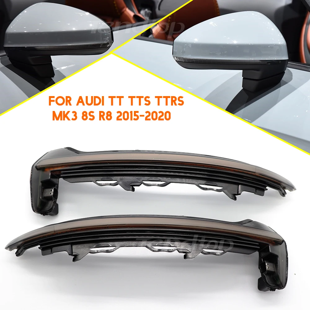 For Audi TT TTS TTRS MK3 8S R8 2015-2020 2pcs Side Mirror indicator Dynamic Sequential Flowing LED Turn Signal Light
For Audi TT TTS TTRS MK3 8S R8 2015-2020 2pcs Side Mirror indicator Dynamic Sequential Flowing LED Turn Signal Light