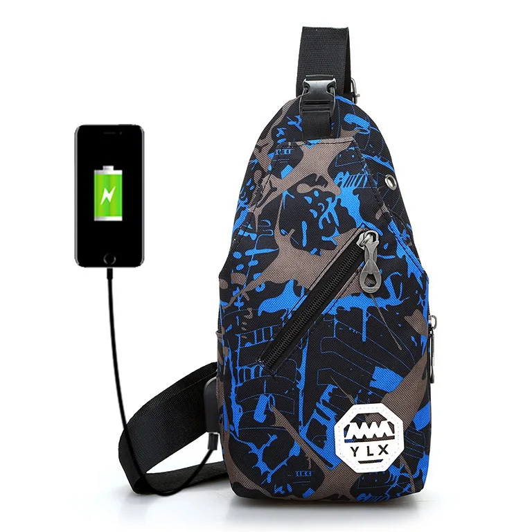 2019 New Style USB Charging Shoulder Bag Casual Men Crossbody Bag Portable Multi-functional WOMEN'S Single-shoulder Bag 
2019 New Style USB Charging Shoulder Bag Casual Men Crossbody Bag Portable Multi-functional WOMEN'S Single-shoulder Bag