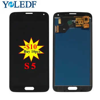 

New LCD For Samsung S5 G900F Display LCD Screen Touch Digitizer Assembly i9600 G900F G900H G900M G9001 G900R G900P G900T LCDs