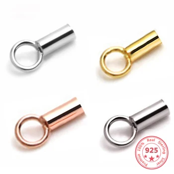 10pcs Pure Silver 925 Leather Cord Pipe Connectors Clasps Jewelry Findings Components DIY Accessories Making For Jewelry
10pcs Pure Silver 925 Leather Cord Pipe Connectors Clasps Jewelry Findings Components DIY Accessories Making For Jewelry