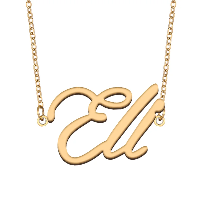 

Necklace with Name Eli for His Her Family Member Best Friend Birthday Gifts on Christmas Mother Day Valentine's Day