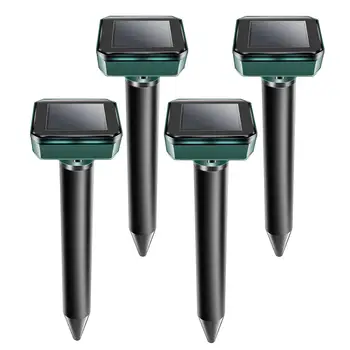 Mole Repellent, 4 Pack Ultrasonic Animal Repellent Solar Powered Gopher and Vole Chaser Humane Rodent Repellent 
Mole Repellent, 4 Pack Ultrasonic Animal Repellent Solar Powered Gopher and Vole Chaser Humane Rodent Repellent