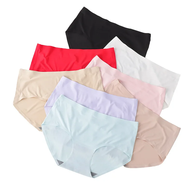 Girl Seamless Panties Brief Lady Elastic Underwear Teen Girl Candy Color Mid-Waist Underwear Soft Healthy Briefs Summer Briefs
Girl Seamless Panties Brief Lady Elastic Underwear Teen Girl Candy Color Mid-Waist Underwear Soft Healthy Briefs Summer Briefs
