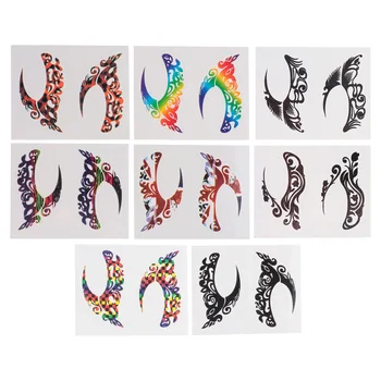 8 Pairs Temporary Tattoos Stickers Eyeshadow Art Eyeliner Tattoos Sticker 
8 Pairs Temporary Tattoos Stickers Eyeshadow Art Eyeliner Tattoos Sticker