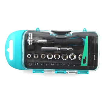 23Pcs Socket Wrench Set Drive Ratchet Wrench for Bicycle Motorcycle Auto Repair Tool Set Universal Socket
23Pcs Socket Wrench Set Drive Ratchet Wrench for Bicycle Motorcycle Auto Repair Tool Set Universal Socket