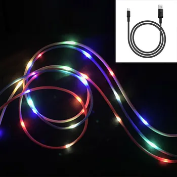 2019 Fashion 1M Type-c Lighting Cable Line with LED Flowing Smart Charging with Data Sync
2019 Fashion 1M Type-c Lighting Cable Line with LED Flowing Smart Charging with Data Sync